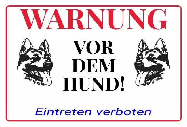 Warnschild Zutritt verboten Warnung - Zutritt verboten Eintreten verboten Bild